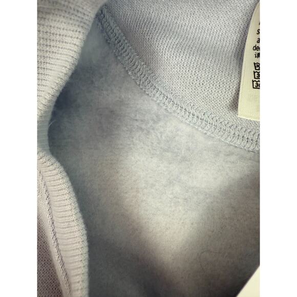 Victoria's Secret PINK Ivy Fleece Classic Crew Neck Blue Sweatshirt  Size L - Picture 9 of 10